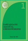 Zeszyt naukowy Katedry Zarzdzania Jakoci i rodowiskiem